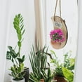 thumbnail image 6 of LABSERRON Hanging Flowerpot Khaki Wood 1Pcs 11.0X6.3X2.8In, 6 of 8