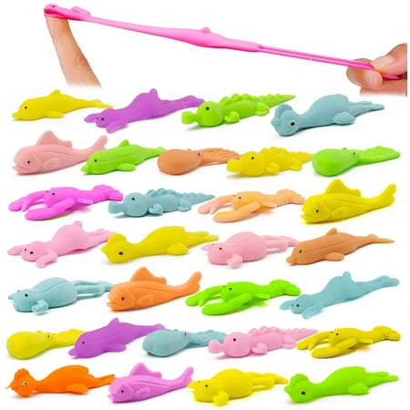 30 Pcs Slingshot Dinosaur Finger Toys, Catapult Toys as Fun as Slingshot  Chicken, Cute Shapes, More Colors, Great for Flying Games and Party Favors.