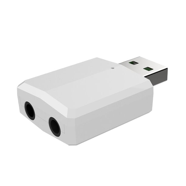 3 en 1 Transmisores USB Bluetooth 5.0 Receptor, Adaptador de Audio Estéreos Inalámbrico para Auriculares Bluetooth para TV, PC Blanco Macarena Adaptador USB Bluetooth