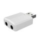 thumbnail image 1 of 3 en 1 Transmisores USB Bluetooth 5.0 Receptor, Adaptador de Audio Estéreos Inalámbrico para Auriculares Bluetooth para TV, PC Blanco Macarena Adaptador USB Bluetooth, 1 of 7