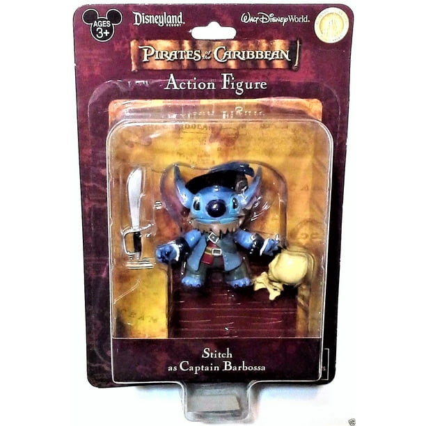 Pirates Of The Caribbean Stitch As Captain Barbossa 3 Action Figure Disneyland Walmart Com