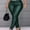 Dark Green, variant on Plus Size High Waist PU Leather Skinny Pants for Winter Fashion