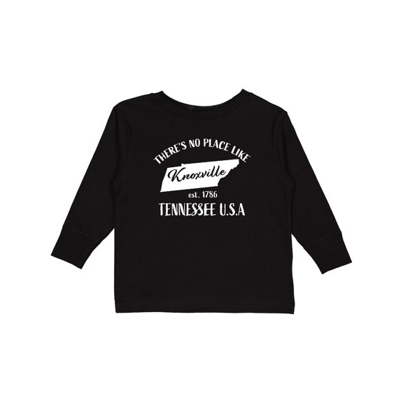 Inktastic There's No Place Like Knoxville Tennessee Boys or Girls Long Sleeve Toddler T-Shirt