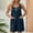 Navy#1, variant on CheerKidz Women's Summer Casual Sleeveless Rompers Loose Spaghetti Strap Short Jumpsuits Overalls with Pockets Crewneck Casual Outfits(Gray,L)