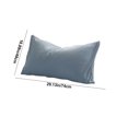thumbnail image 3 of Household 100% Jersey Cotton Pillowcase-Light Weight, Comfortable Super Soft and Breathable Yarn-Dyed Pillow Cases with Envelope Closure (Sky Blue, 29.13x18.90in), 3 of 7