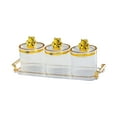 thumbnail image 3 of TISHITA Dry Fruit Tray with Lid Wedding Decor Multipurpose for Holiday Party clear, 3 of 8