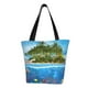 thumbnail image 1 of Disketp Island And Coral Reef Bolsa de Hombro Casual para Mujer, Bolso Cruzado para Compras, Viajes y Uso Diario, 1 of 6