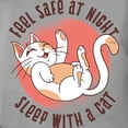 thumbnail image 3 of CafePress - Sleep With A Cat T Shirt - Womens Comfort Colors® Shirt, 3 of 4