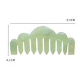 thumbnail image 2 of Natural Jade Hair Comb Head Scalp Massage Meridian Retro Gua Sha Board Tool, 2 of 2