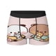 thumbnail image 3 of Calzoncillos tipo bóxer para hombre, ropa interior transpirable con diseño de oso panda, estilo Bubu Dudu, 3 of 5