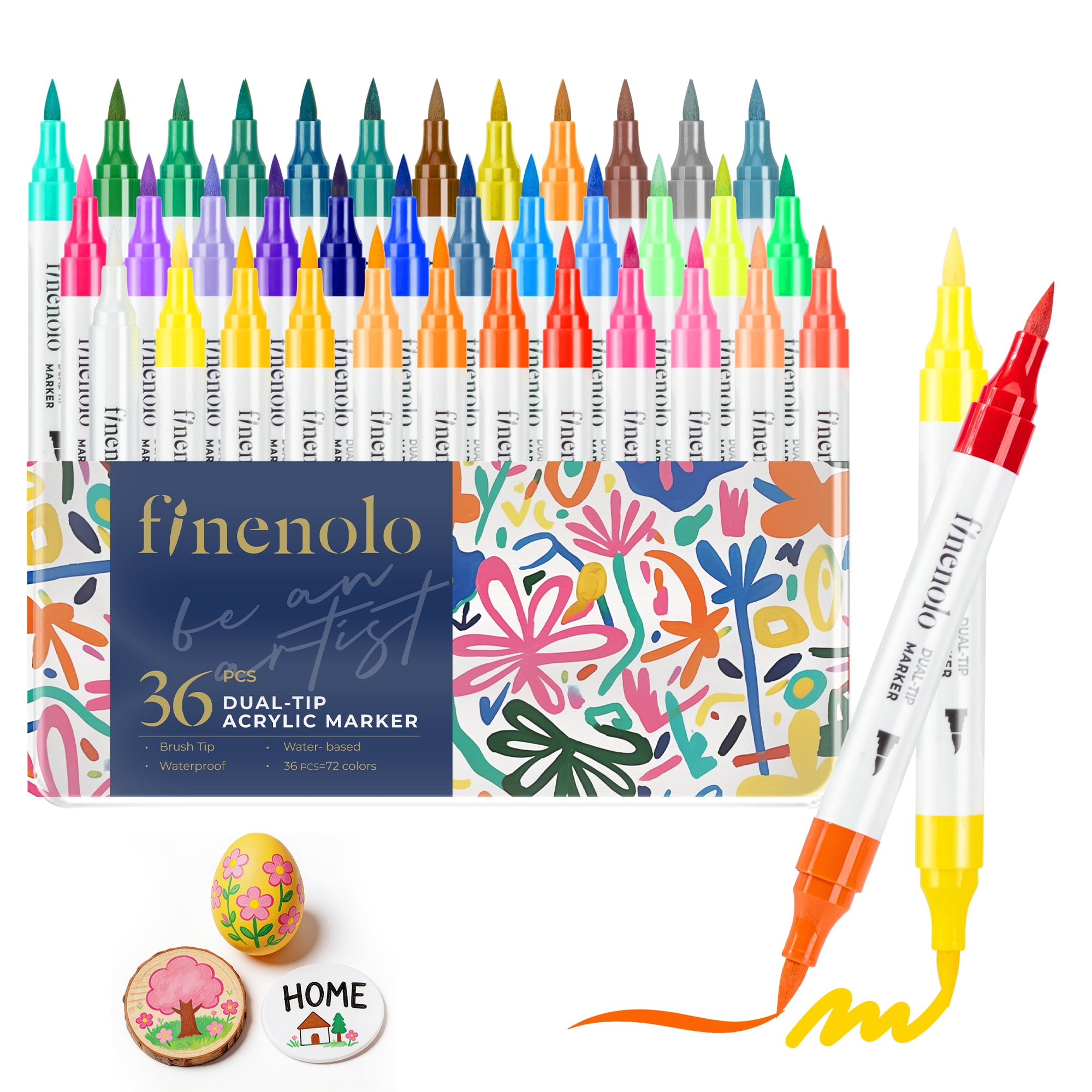 TBC The Best Crafts 120 Color Acrylic Paint Markers - Walmart.com
