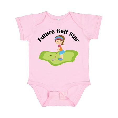 

Inktastic Future Golf Star Girls Golfing Gift Baby Girl Bodysuit