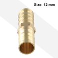 thumbnail image 6 of Brass Straight Hose Pipe Fitting Equal Barb 6, 8, 10, 12Mm Gas Copper Barbed Coupler Connector Reducing Reducer Adapter Parts, 6 of 9
