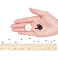 thumbnail image 3 of 2000 piezas de pequeñas perlas de vidrio satinadas de 3 mm, redondas, sueltas, para la fabricación de joyas, negras, 3 of 7