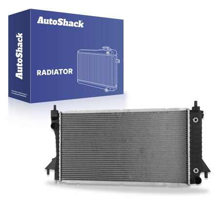Autoshack Radiator Compatible with Ford & Mercury, Taurus 1996-2007 Sable 1996-2005 Escort 1998-2001, L4 2.0L V6 3.0L V8 3.4L, with Transmission Oil Cooler