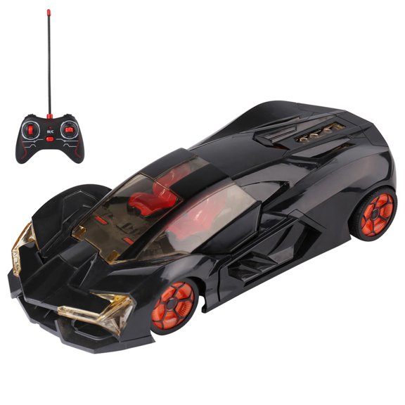 1/12-Scale 4WD Remote Control Car with LED Lights | High Speed RC Racing Model for Kids & Teens