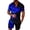 Blue, variant on Vedolay Men Short Sets Outfits 2 Piece Men's 2 Piece Summer Outfits Fashion Casual Shirt and Shorts Tracksuit Set,Blue 6XL