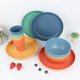 thumbnail image 3 of Modelo naranja: juego de platos de silicona, juego de vajilla, caja de comida para bebé con cuchara, tenedor y babero, vasos de silicona, 3 of 5