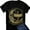 Black, variant on XZNGL Tops for Women Casual Women Short Sleeve Casual T-Shirt Moon Print Tops Blouse Tunics