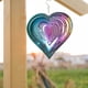thumbnail image 4 of Wind Chimes Memorial Swivel Unique Colurful Heart Shape Wind Bell para decoración 20cmx28.8cm Zulema campanas de viento, 4 of 8