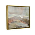 thumbnail image 3 of Stupell Industries Layered Abstract Thick Brushstrokes Neutral Browns Painting Painting Metallic Gold Floating Framed Canvas Print Wall Art, Design by Carol Robinson, 3 of 8