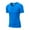Blue, variant on Men's Sport Compression Casual Quick-Dry Fitness Workout Tight Short Sleeve Sportwear Tops T-shirt
