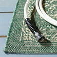 thumbnail image 5 of SAFAVIEH Courtyard Ilija Medallion Indoor/Outdoor Area Rug, Dark Green/Beige, 5'3" x 7'7", 5 of 14