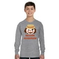 thumbnail image 2 of Awkward Styles Halloween Youth Sweatshirt for Boys Brother Scarecrow Crewneck Tee for Kids, 2 of 4