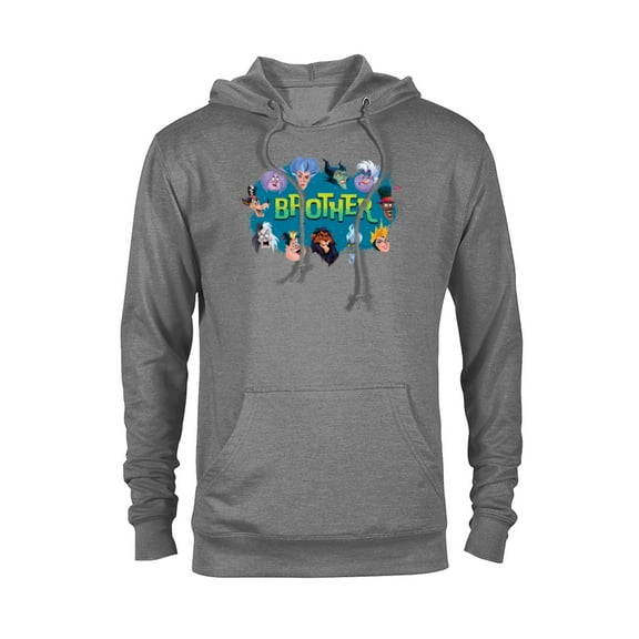 Disney Villain Squad Family Trip Vacation Reunion Brother - Pullover Hoodie for Adults - Customized-Graphite Heather