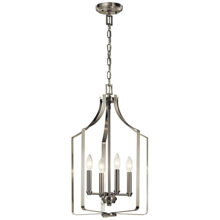 

Kichler Morrigan 15 Wide Brushed Nickel 4-Light Chandelier