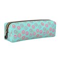 thumbnail image 1 of Fotbe Colorful Sweet Donuts Estuche para Lápices de Cuero con Estampado, Estuche con Cremallera Resistente, Organizador Compacto y Elegante para Papelería, 1 of 7