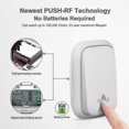thumbnail image 5 of Wireless Doorbell, Battery Free Doorbell Required Wireless Door Chime With 2 Receivers, 150m Range Waterproof Push Button With 38 Chimes, 4 Level Volu, 5 of 5