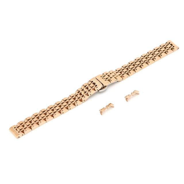 Correa de reloj de acero inoxidable, pulsera de reloj de repuesto única, correa de reloj de repuesto, rendimiento confiable Jadeshay A