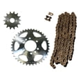 thumbnail image 1 of Natural 520x96 O-Ring Drive Chain & 14/40 Sprockets 2003-08 for Suzuki Quadsport, 1 of 1