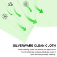 thumbnail image 6 of MLINS  10 Pcs Silver Wiping Cloth Thickened Purpose Large Cleaning Tools, 6 of 7