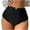 Black, variant on jobturf Womens Underwear High Waisted Stretchy Lace Trim Briefs Soft Comfy Lightweight Breathable Underpants No Show Seamless Panties