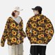 thumbnail image 4 of Fotbe Brown Blue Plaid Sunflower Chaqueta con Protección Solar UPF 50+ para Hombre y Mujer, Camisa con Capucha y Bolsillos-Medium, 4 of 7