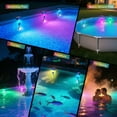 thumbnail image 5 of Tanbaby Solar Pool Lights, IP68 Waterproof Swimming Pool Lights,RGB Color Changing Pool Light with Remote, 16 Colors Underwater Patio Decor for Above Ground (1PC), 5 of 9