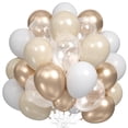 thumbnail image 1 of Globos de fiesta Dagelar Nude White Gold 60 unidades, 1 of 7