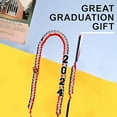 thumbnail image 4 of Vrorvz Graduation Ribbon Leis Necklace and Braid Bracelets Set for Ceremony Celebrations Handmade Polyester Fiber Braid Lei Customizable to Attach Graduation Photos and Decorations, 4 of 6