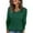 Green, variant on FDGIU Women's Lightweight V-Neck Sweater‌ - Long Sleeve Knit Pullover Tops, Loose Fit Crochet Casual Tunic for Fall 2025