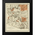 thumbnail image 2 of General Land Office 12x14 Black Modern Framed Museum Art Print Titled - Arizona Territory - General Land Office 1887, 2 of 5