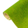thumbnail image 1 of 41 * 100cm Model Turf Paper Plush Nylon Lawn Simulation Grass Decoration - grass green, 1 of 6