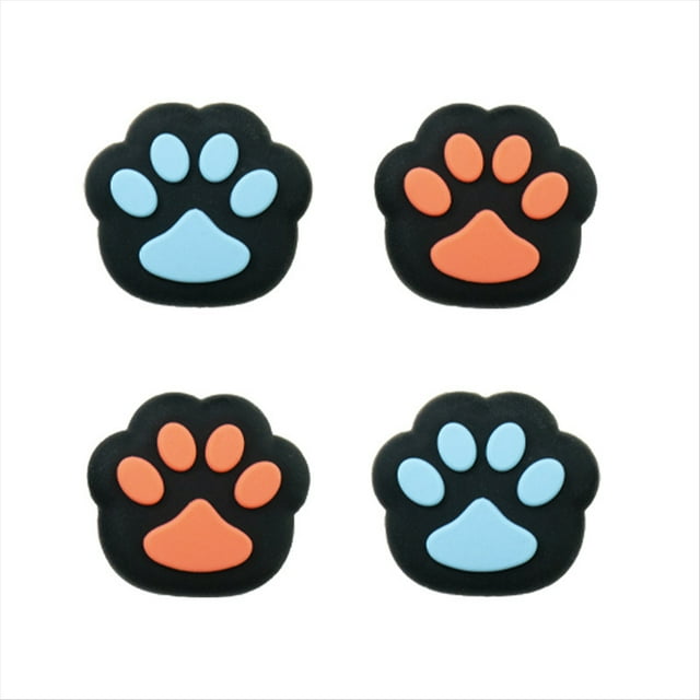 Compatible con Nintendo Switch 2. Funda protectora de silicona para joystick, duradera y resistente a los arañazos, con diseño de pata de gato