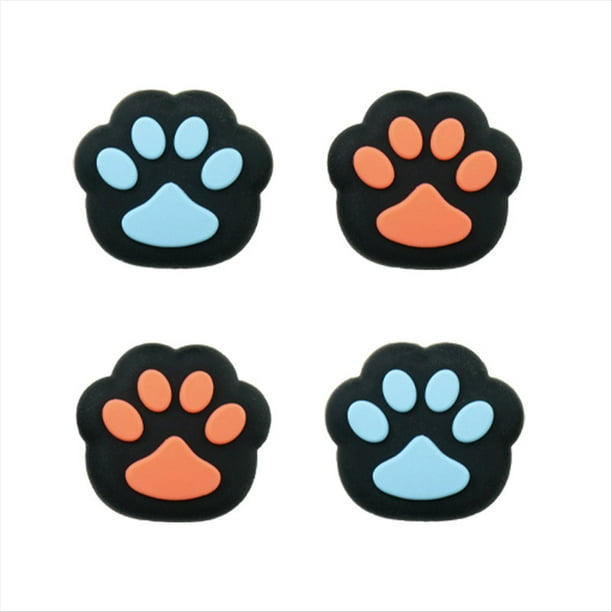Compatible con Nintendo Switch 2. Funda protectora de silicona para joystick, duradera y resistente a los arañazos, con diseño de pata de gato