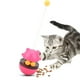 thumbnail image 4 of Alimentador de vaso divertido de plástico para mascotas, bola de comida con fugas, juguete interactivo educativo para gatos, perros, carmín, 4 of 12