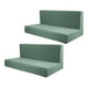 thumbnail image 5 of Fundas de cojín para Camper, fundas de respaldo, banco de repuesto fácil de instalar, 2 piezas verde, 5 of 8