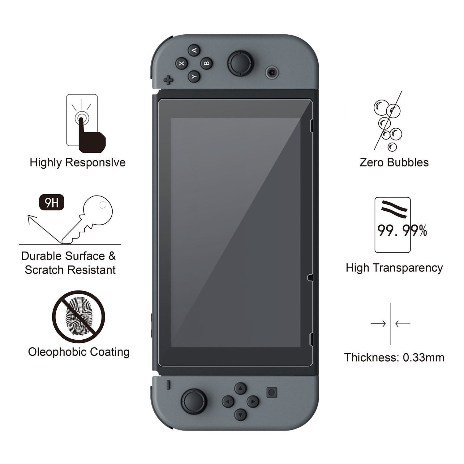 nintendo switch glass protector