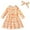 Orange, variant on Toddler Girls Dresses Kids Long Sleeve Pumpkin Printed Princess Dress Fall Clothes Size 4-5T
