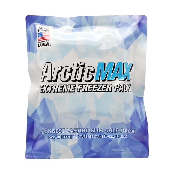 Bolsa de hielo ARCTICMAX pequeña, 21 x 18 cm, flexible y reutilizable